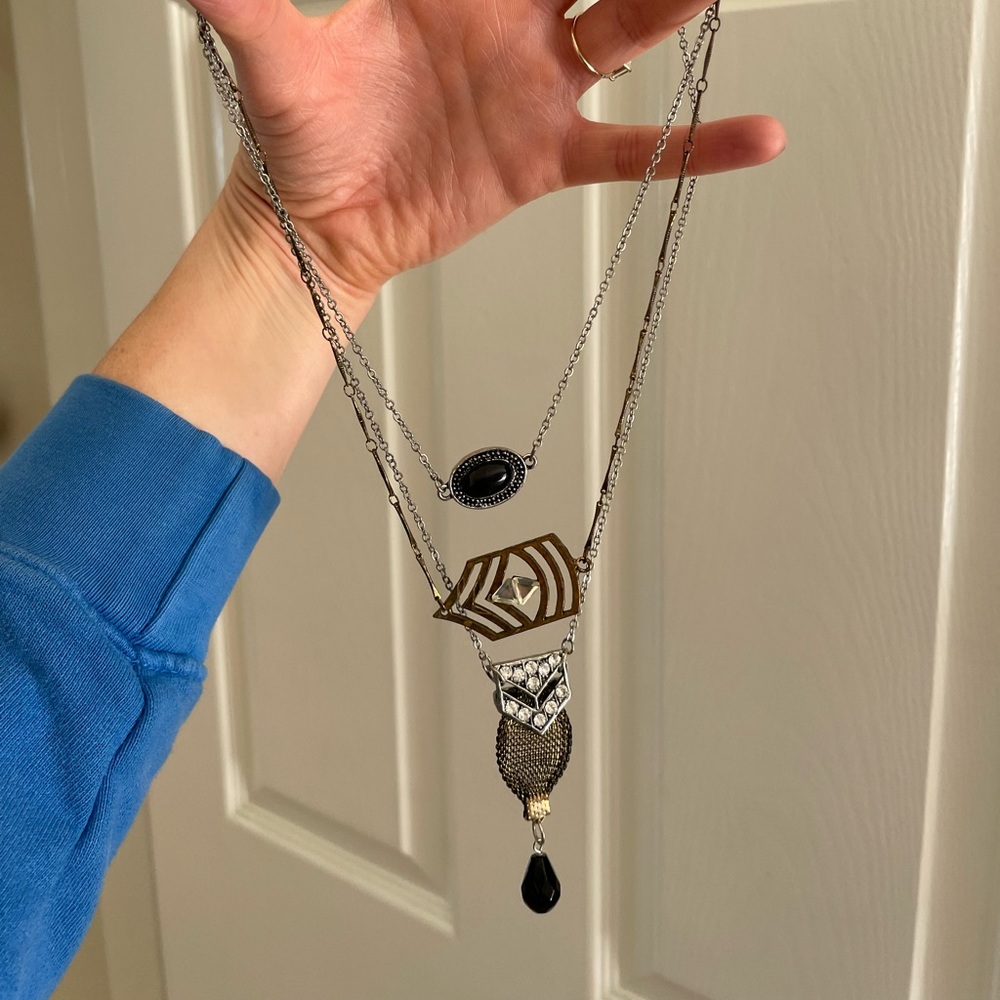 Three layer necklace